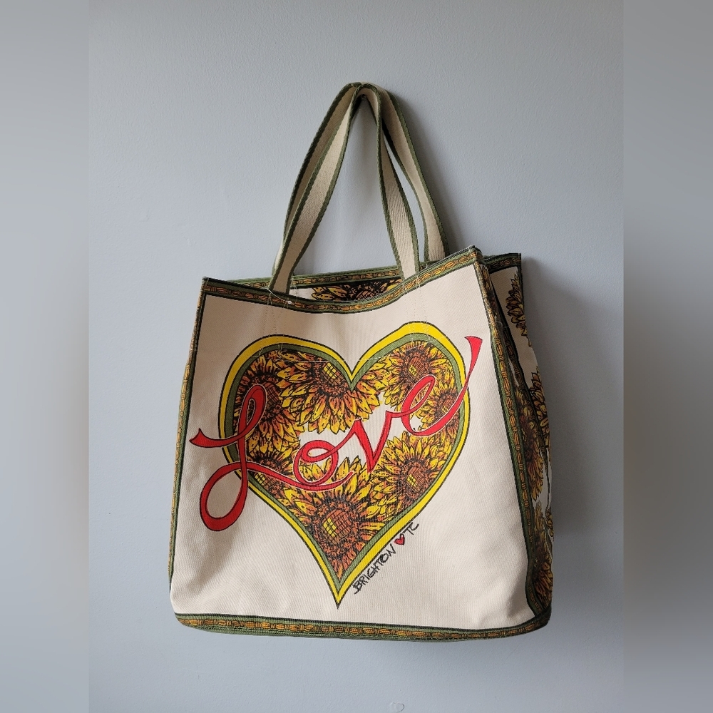 Brighton canvas tote something wonderful sunflowers